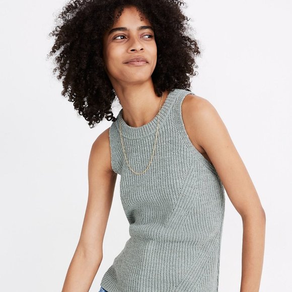 Madewell Tops - Madewell Jensen Sweater Tank Top Size Small